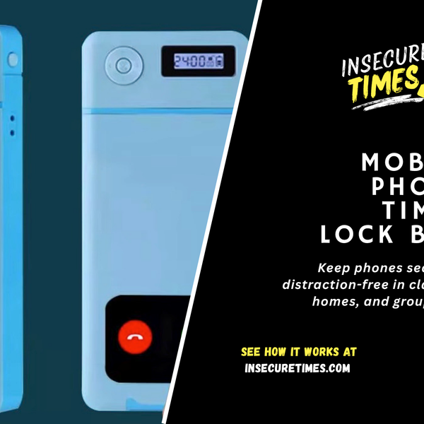 Cell Phone Lockbox timer dial detail